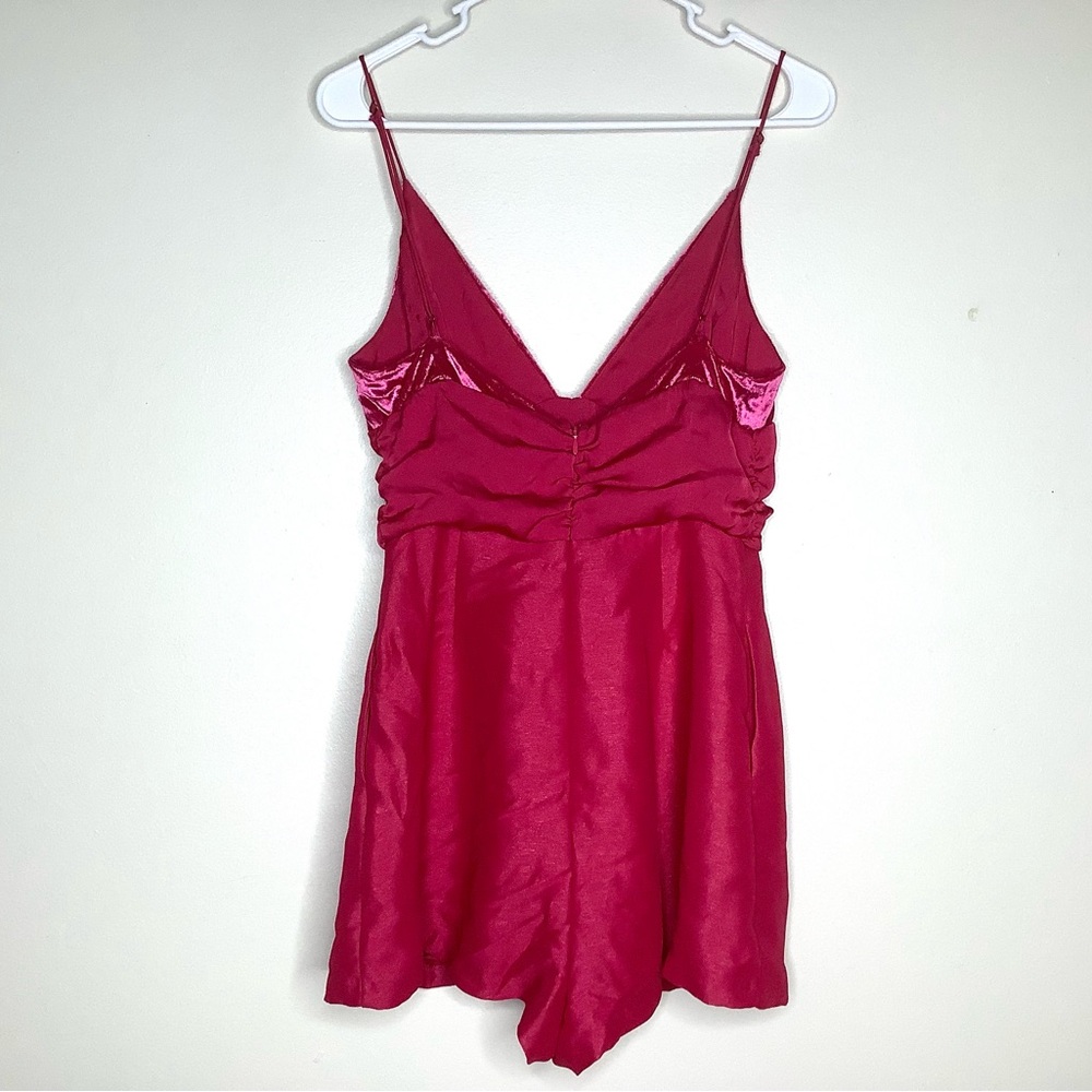 < Free People Skylie Saylor Romper In Pink > - Picture 5 of 8